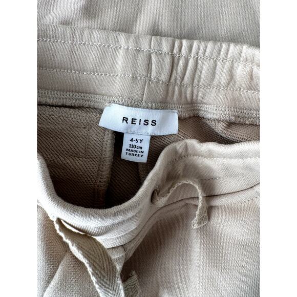 Reiss Nina kids Set Sweatshirt and Shorts camel color sz 4-5 - Picture 8 of 8